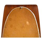 Mid Century Modern Wood Wall Mirror, Campo e Graffi, Italy 1950s