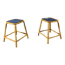 Pair of stackable industrial stools