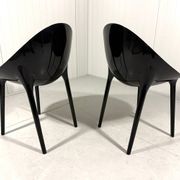 Philippe Starck glossy Super Impossible chairs, Kartell Italy