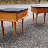 Pair of vintage bedside tables