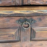 Vintage brutalist spanish wall cabinet cupboard design