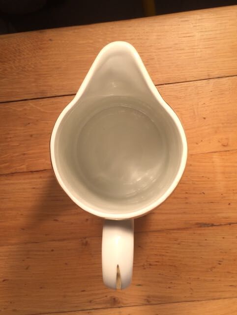 White pitcher streaked