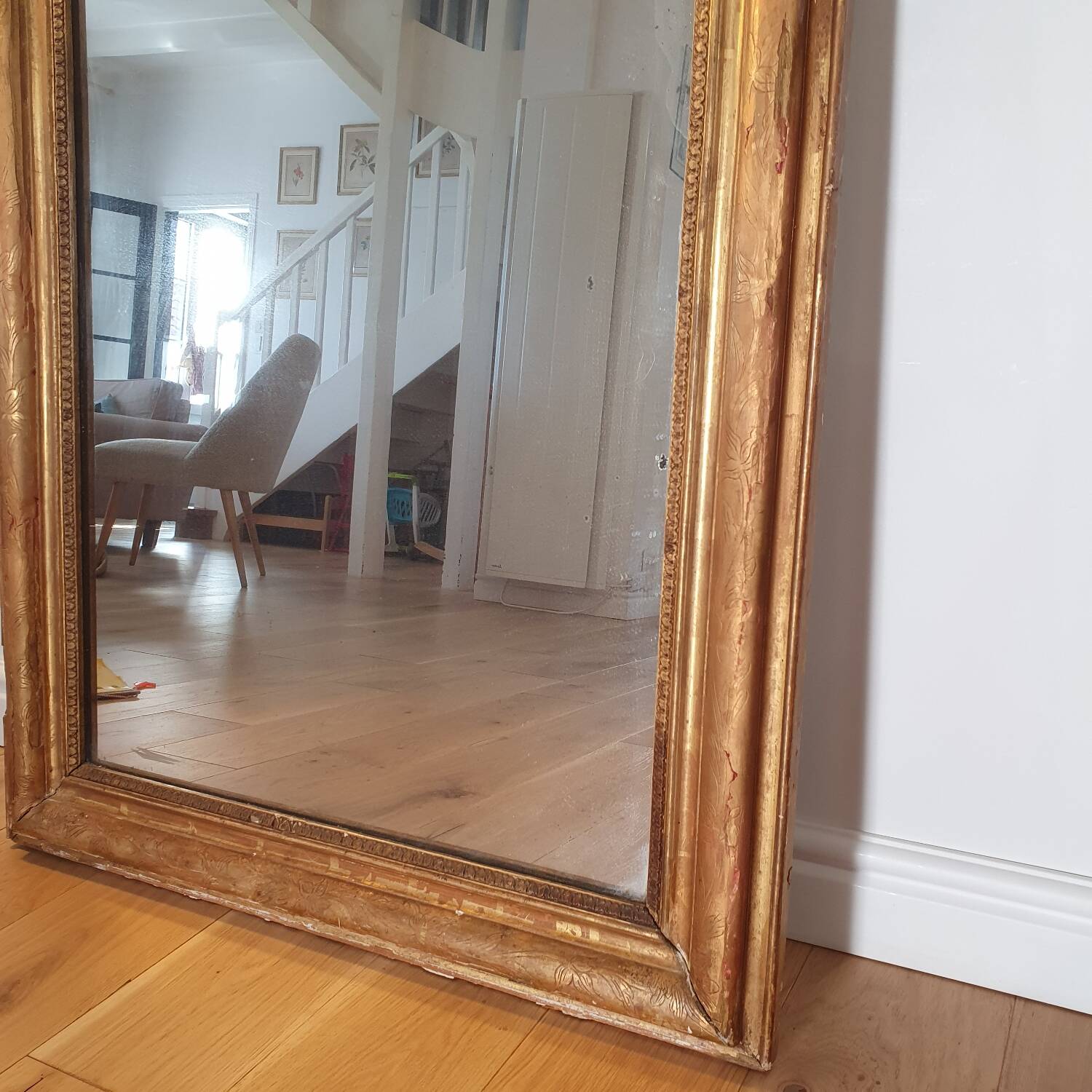 Louis Philippe gilded mirror