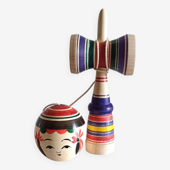 Poupée Japonaise KOKESHI Bilboquet