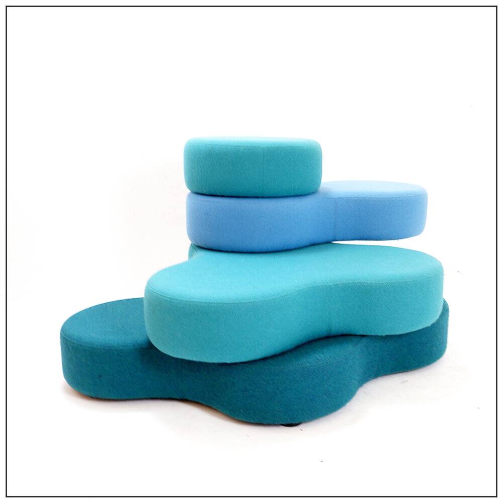 Modular pouf Tapa by Mac Stopa for Nowy Styl Group - France, around 2016