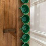Set of 6 green cups