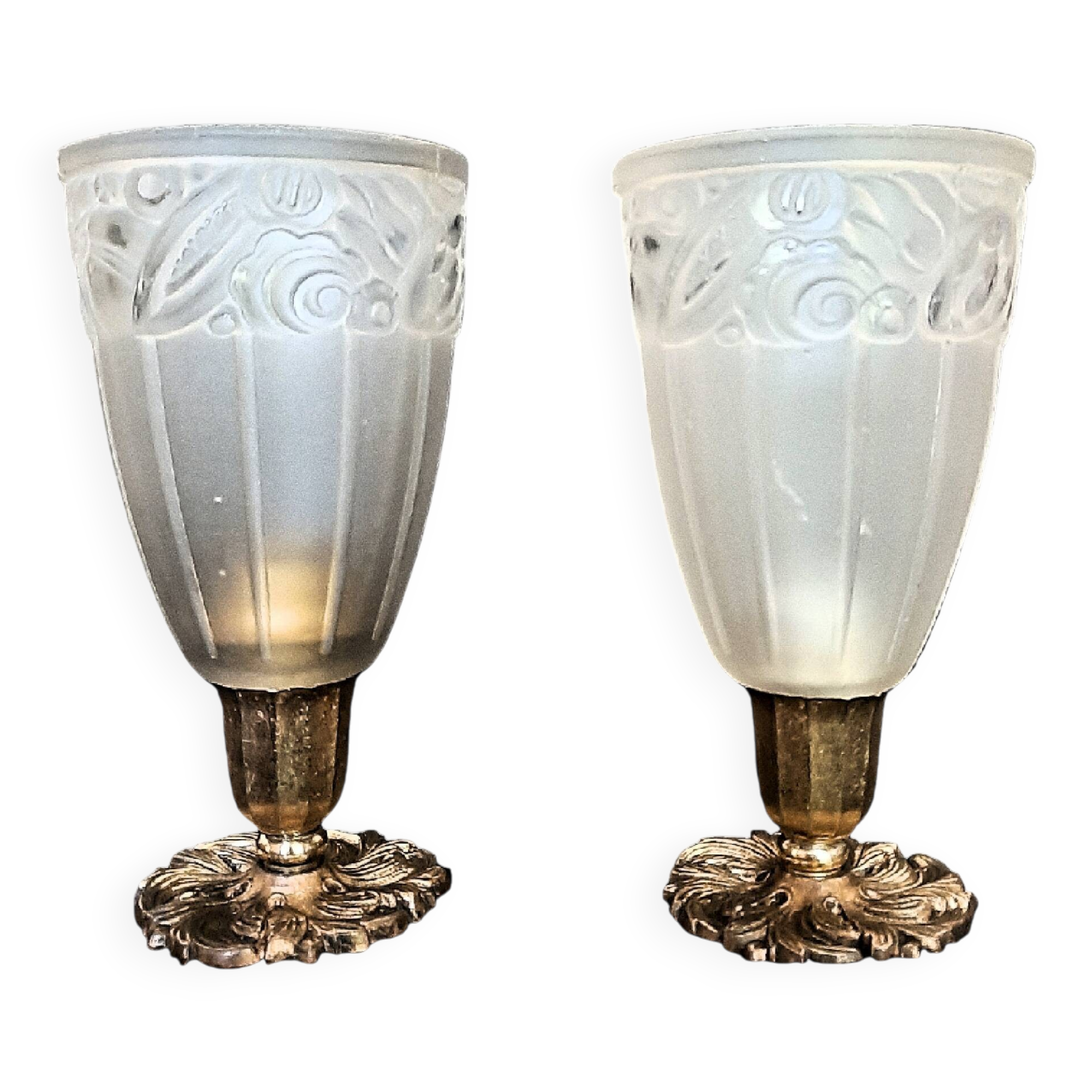 Paire de lampes Art déco