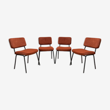Série de 4 chaises André Simard 1960