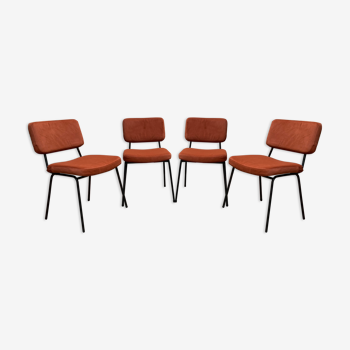 Series of 4 chairs - André Simard - 1960