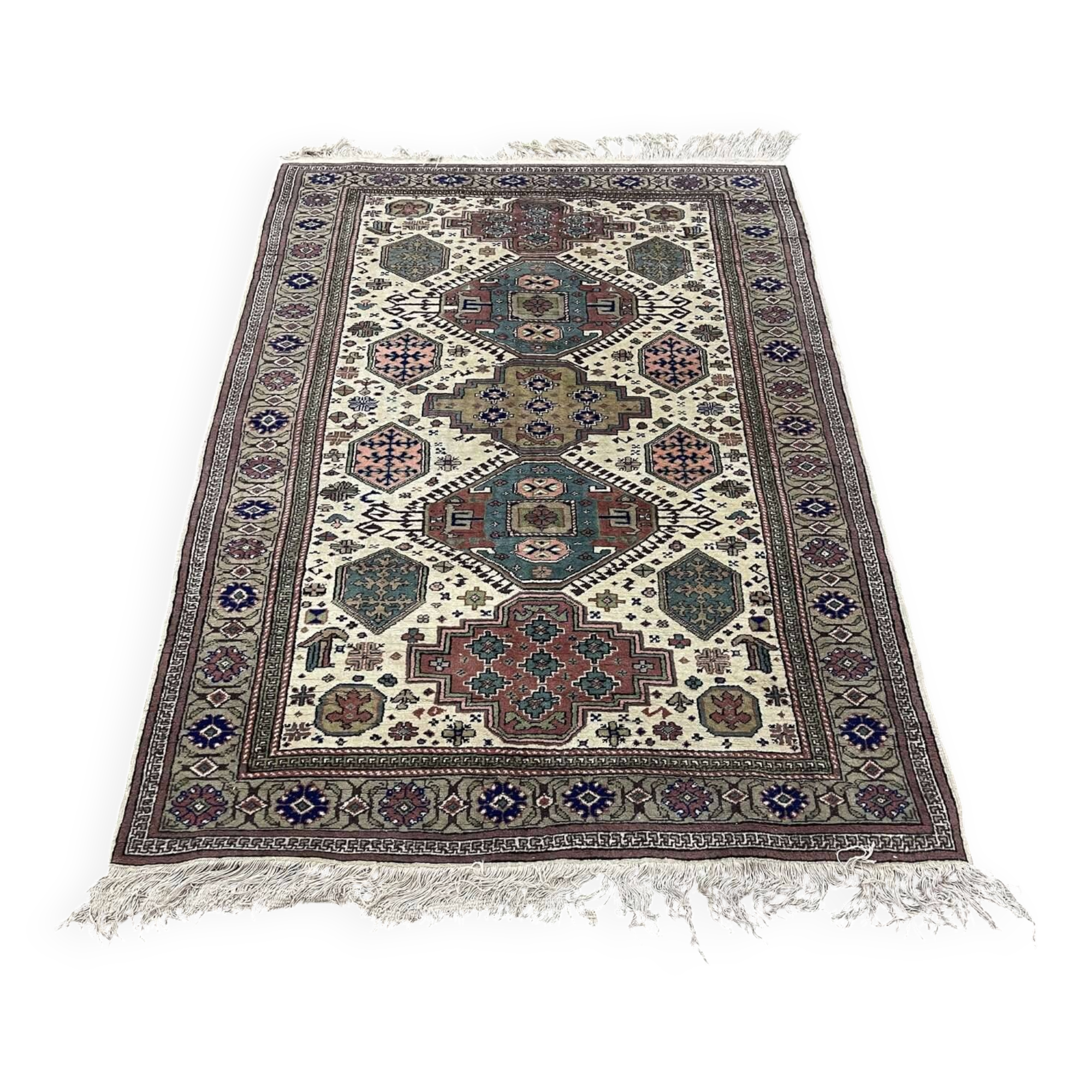 Handmade Iranian wool rug - 1.90m x 1.25m