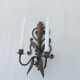 Golden antique wall chandelier