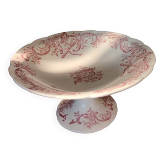 Iron earth compote bowl