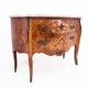 Chest of drawers with intarsia and marble top, France, circa 1880.