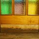 Old glass door solid oak 1960