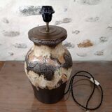 Fat lava west germany sandstone lamp 1970