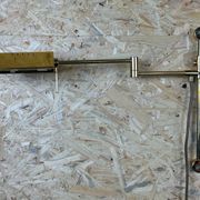 60s 70s wall lamp articulated brass Relco Made in Italy Design