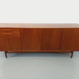 Vintage Swiss Teak Scandinavian style sideboard in teak from the 60s
