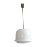 Vintage czechoslovak milk glass pendant, 1960s