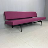 Gijs Van Der Sluis Eggplant colored Sleeper Sofa Daybed & Lounge Chair set
