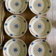 6 assiettes plates terre de fer Lolette Longchamp