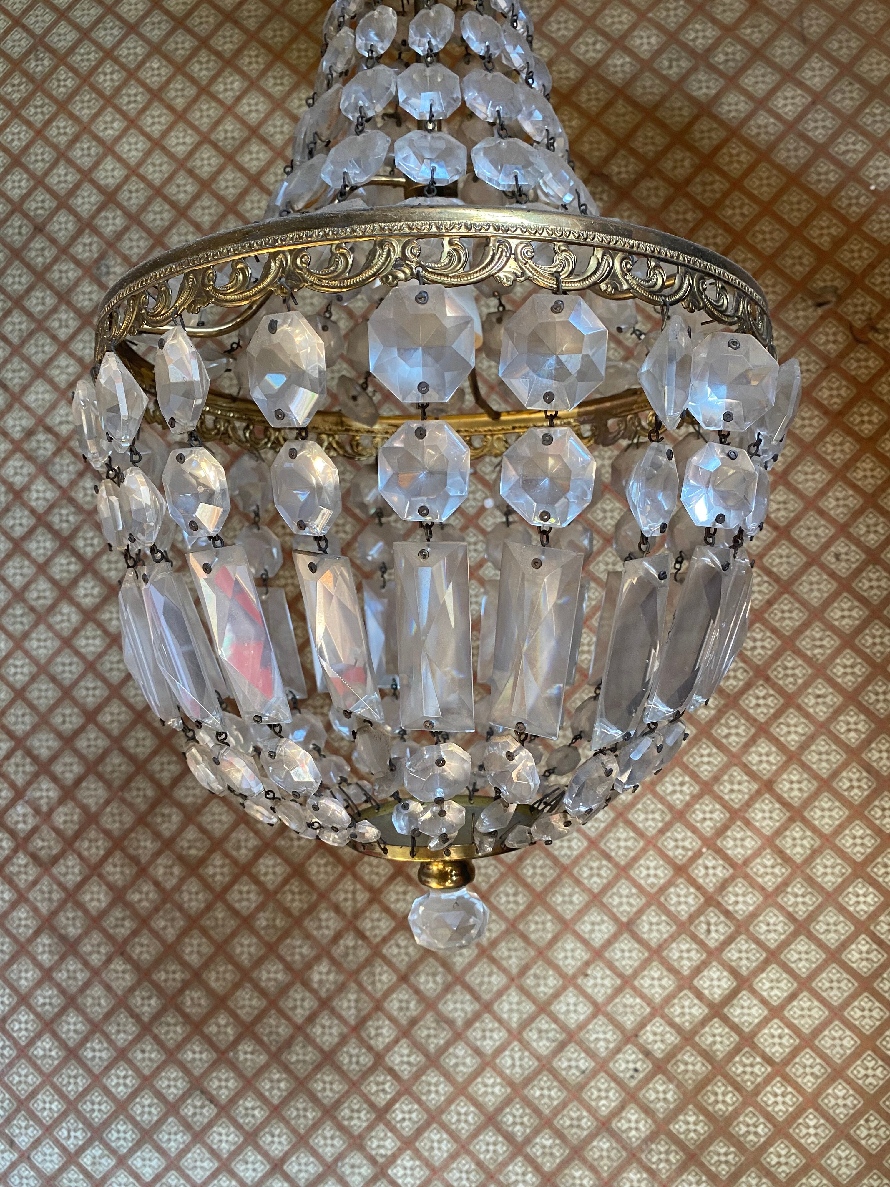 Chandelier grapevine crystal balloon