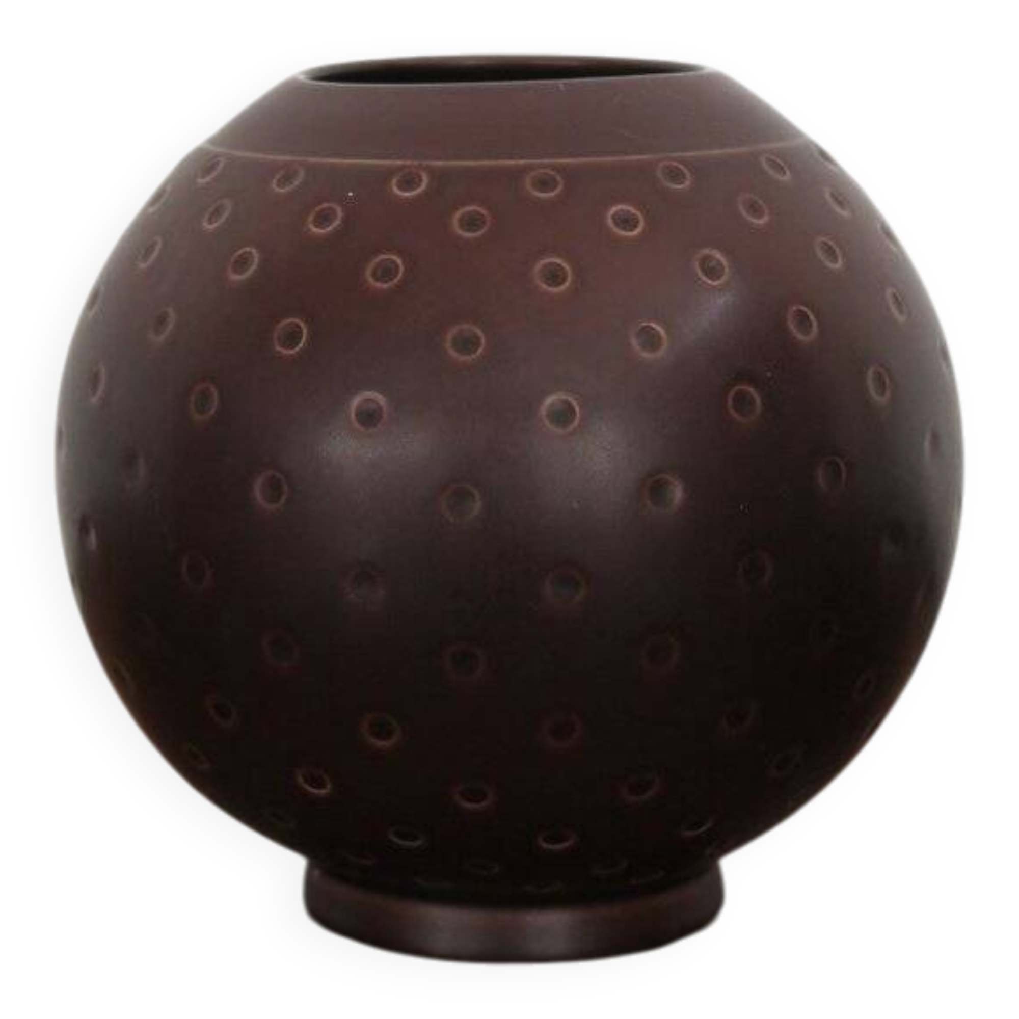Scandinavian Ceramic Aluminia Marselis Series Vase by Nils Thorsson for Royal Copenaghen, Denmark, 1950s