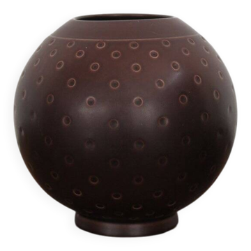 Vase en céramique scandinave Aluminia Marselis Series par Nils Thorsson pour Royal Copenhague, Danemark, années 1950.