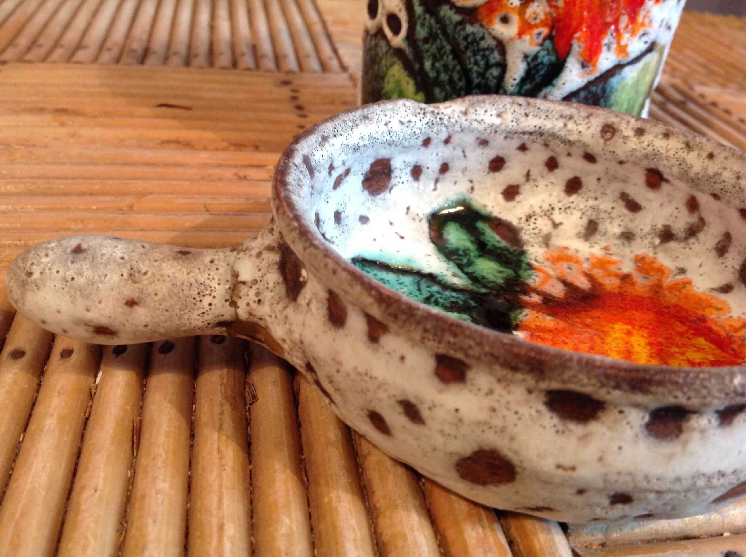 Tasse et poêlon Vallauris