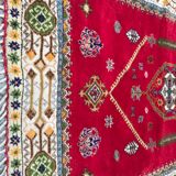 Tapis ancien maroc rabat fait main 148x212 cm