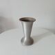 Antique aluminum cemetery vase