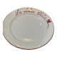 Hand-painted Italian plate "La dolce Vita"