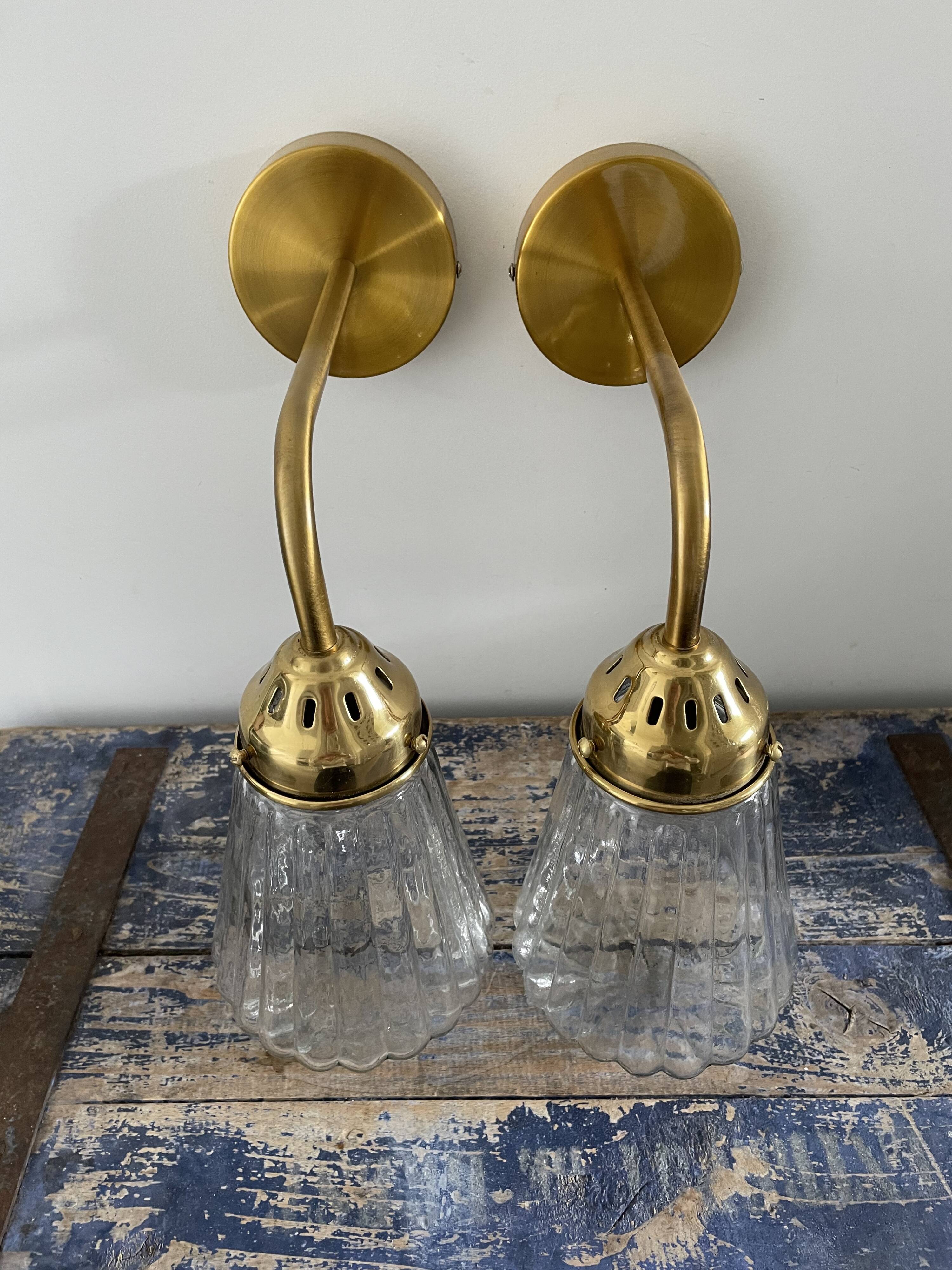 Pair of vintage wall lights