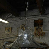 Murano glass plate chandelier from 1960