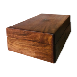 Wooden box with lockers