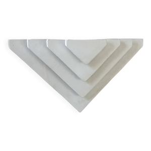 Applique vintage, plâtre - blanc