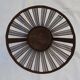 Vintage metal wastepaper basket