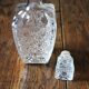 80s crystal star whiskey carafe