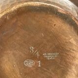 Cafetière en cuivre martelé signée Aug. Dannhauer, Genève – 3/4 L