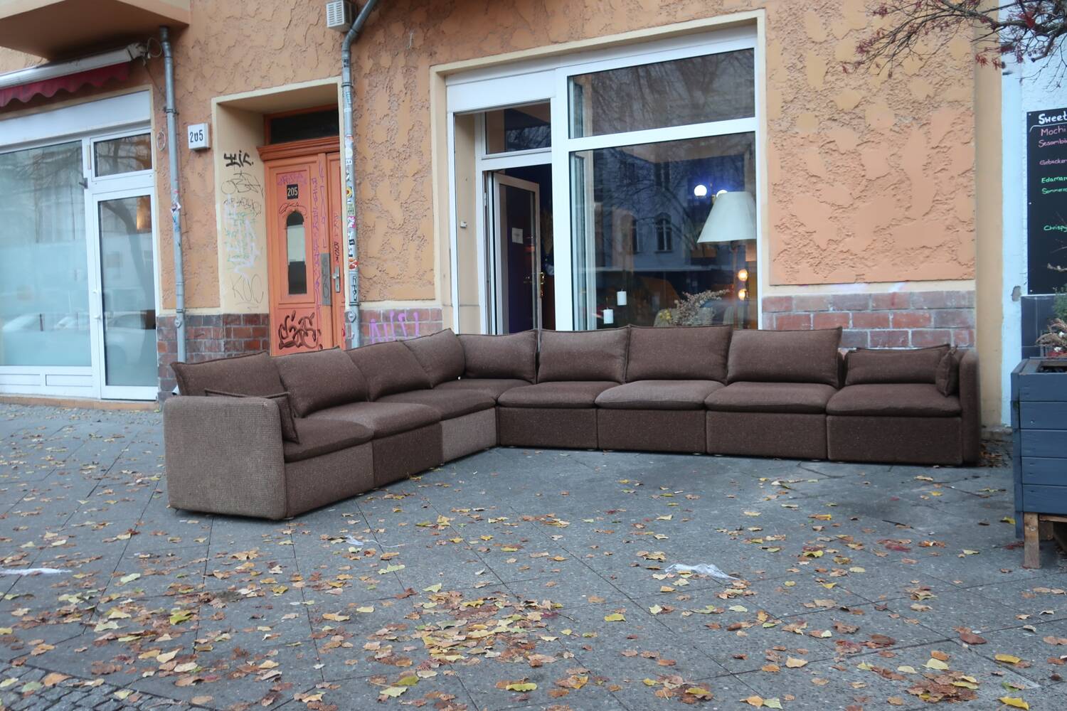 Modular corner sofa from the 70s space age easy chairs