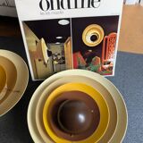 Pair of Ondine wall lights, New Age, 1970 Mazda