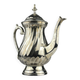 Vintage silver-plated coffee pot by Royal Sheffield, England, 1950s.