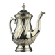 Vintage silver-plated coffee pot by Royal Sheffield, England, 1950s.