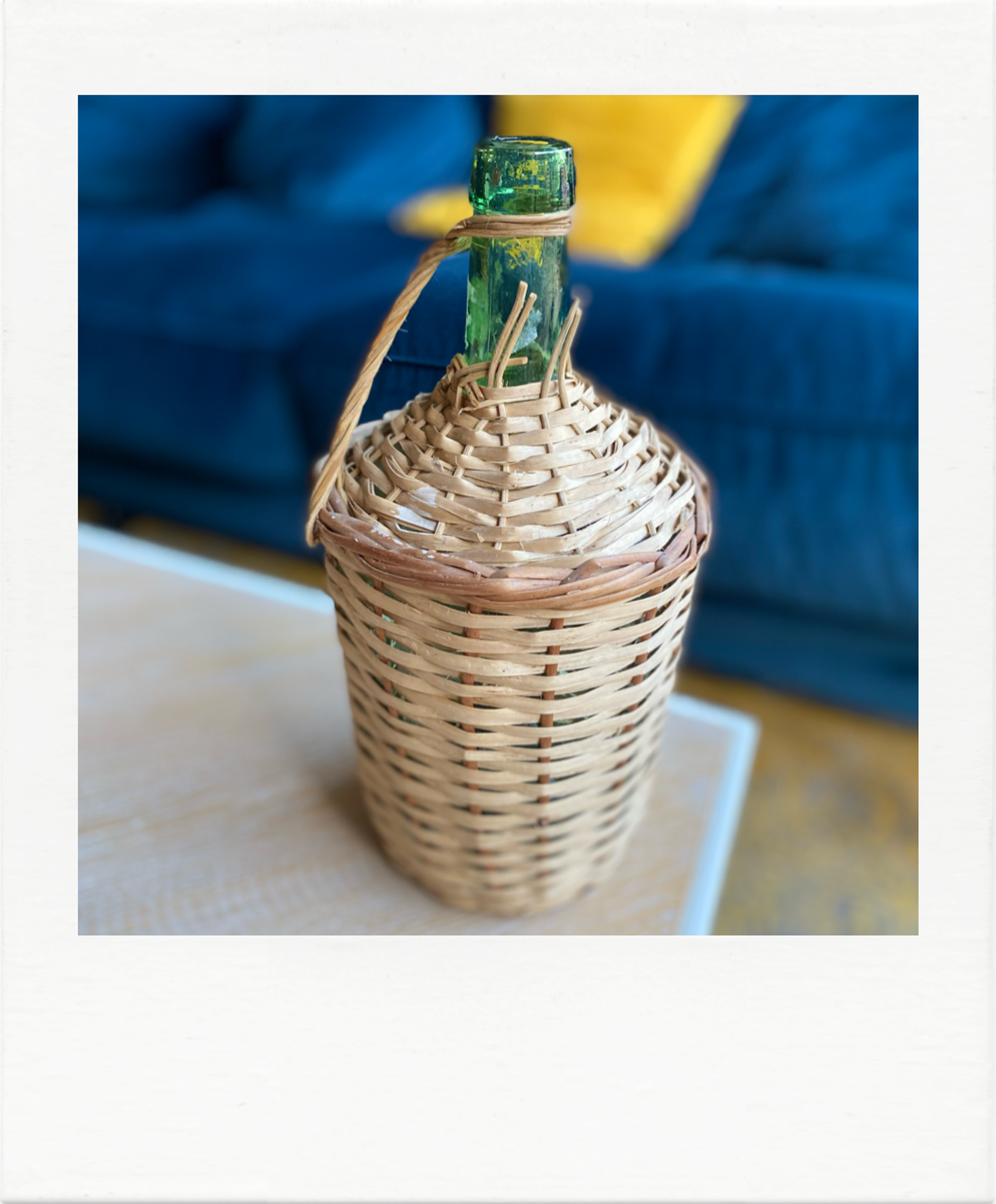 Demijohn in wicker dress