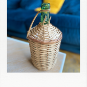 Demijohn in wicker dress