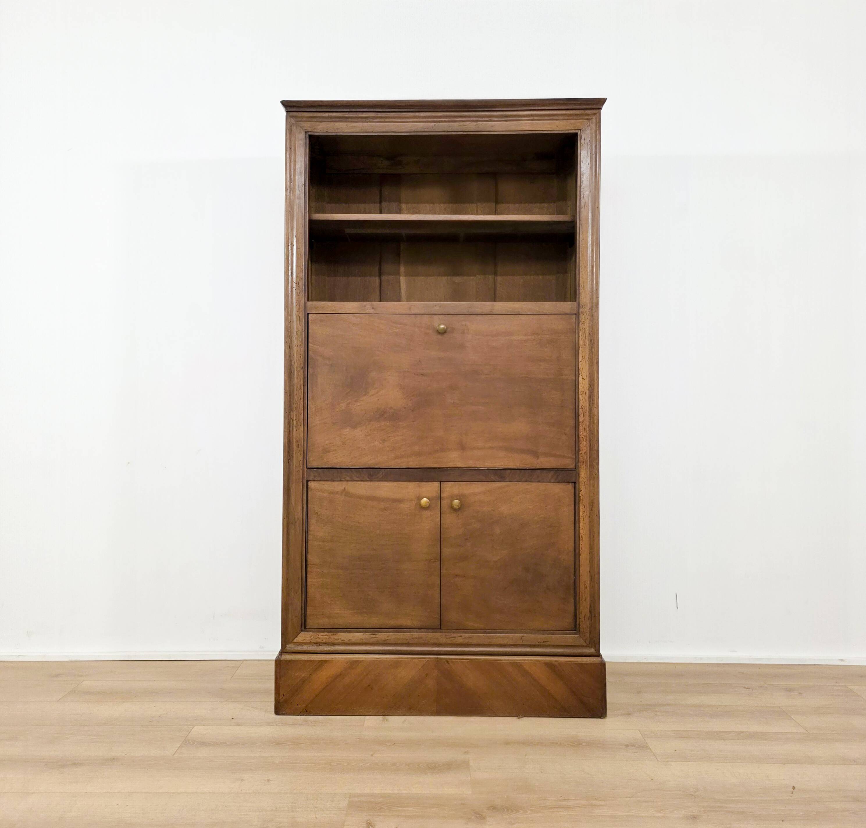 1950s solid wood secretary