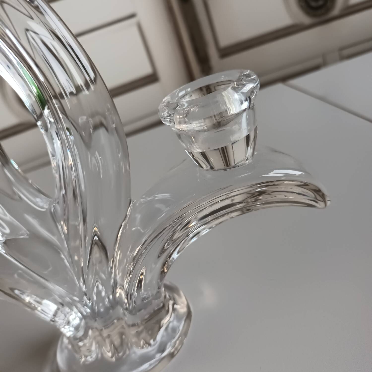 Bougeoir en cristal