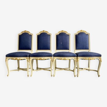 Set of 4 Louis XVI Style Dining Chairs