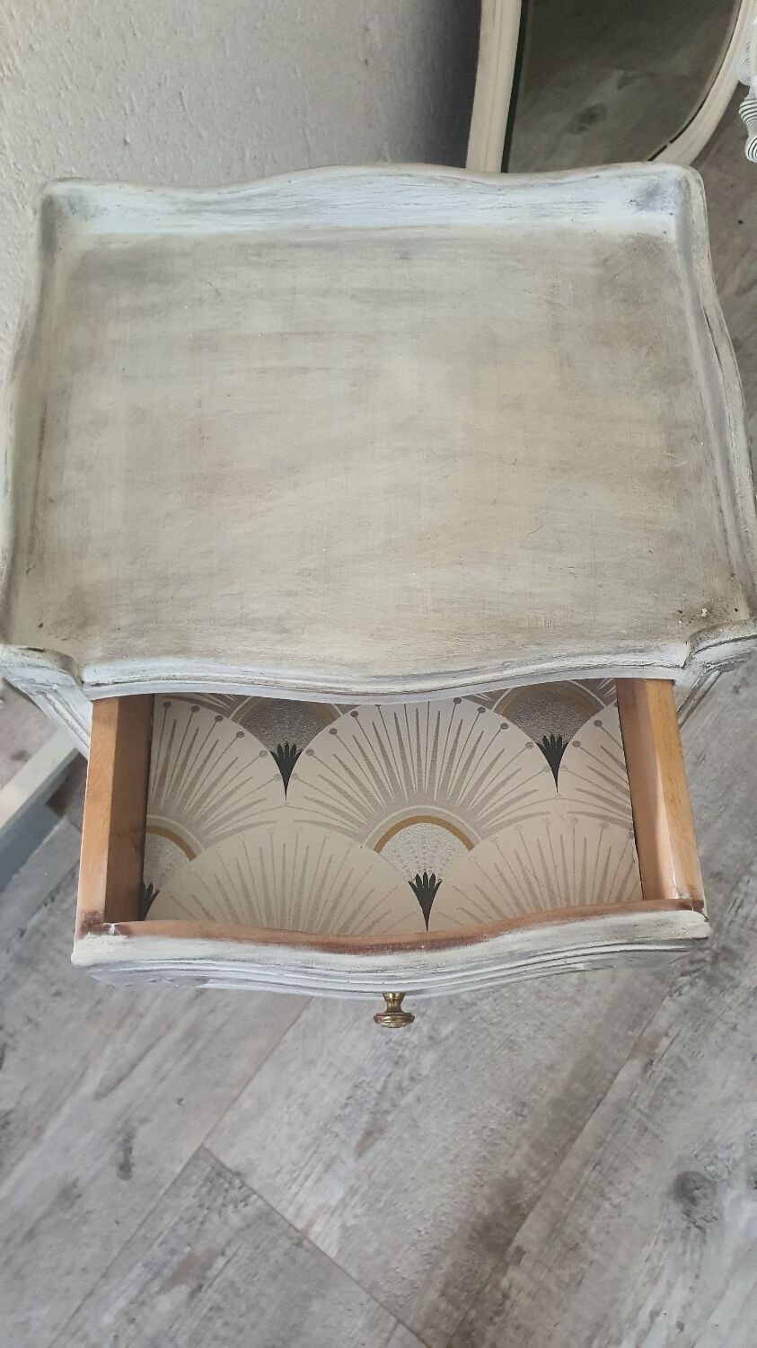 Revamped bedside table