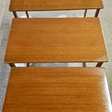 Danish vintage teak nest of tables by Johannes Andersen  1960s