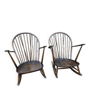 Paire rocking chair ercol